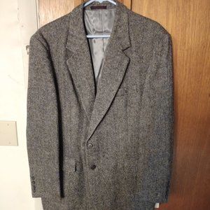 Christopher Hayes Blazer Sports Jacket 44 R Vintage 80s Wool Two Button POLAND